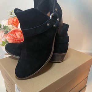 Lucky Brand Black Bashira Split Booties